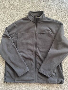 Cabela's Men's Large Charcoal Full-Zip Fleece Jacket